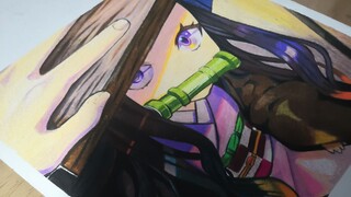 Drawing: Wait! Why Is Nezuko under My Desk!