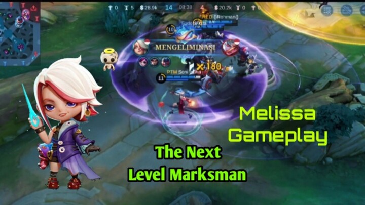 Melissa Gold Laner The Best Moment Team Fight | MLBB MOBILE LEGEND