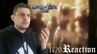 WHO IS INSIDE ?! | Attack on Titan | 1X20 Reaction