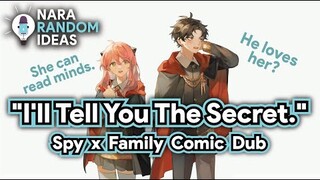 [Spy X Family Comic Dub] I Will Tell You The Secret [Grown Up Damianya Comic Dub] [Anya] [Sy-On Boy]