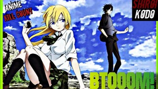 Btooom! (2014) ANIME KILL COUNT