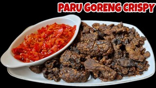 CARA MASAK PARU GORENG CRISPY & BUMBU BALADONYA