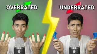 [ASMR] OVERRATED VS UNDERRATED TRIGGERS