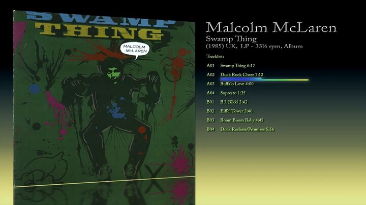 Malcolm McLaren (1985) Swamp Thing [LP - 33⅓ RPM - Album]