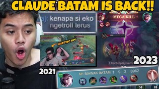 WELCOMEBACK CLAUDE BATAM!! Dulu 1.9.3 Sekarang 1.9.2 - Mobile Legends