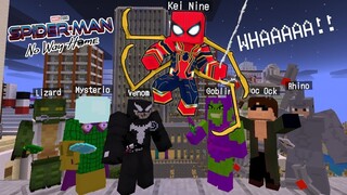 Naging si Spider Man ako sa Minecraft PE | SPIDERMAN NO WAY HOME