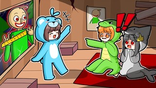 Mèo Simmy Thoát Khỏi "TIỆC NGỦ CỦA THẦY BALDI" Vào Lúc 3h Sáng Trong Minecraft