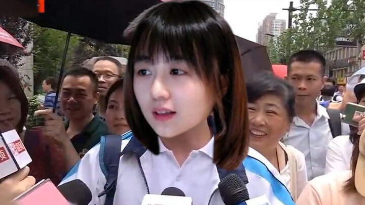 Interview with the First Candidate to Exit the Exam Hall, Zhan Ying
