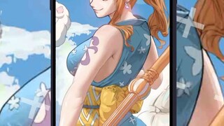 Luffy and nami
