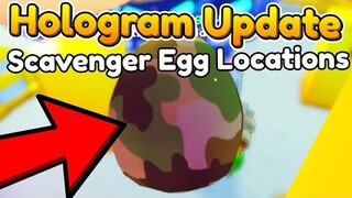 Pet Simulator X 3 SCAVENGER EGG LOCATIONS | NEW Hologram Update