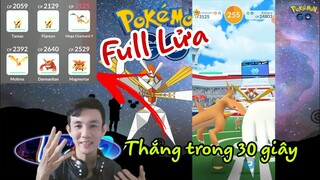 Đội Hình Chuẩn Khi Đánh BOSS RAID Kartana quái thú ultra | Pokemon Go Hack 2022