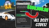 ALL VEHICLE SIMULATOR CODES! (July 2021) | ROBLOX Codes SECRET/WORKING