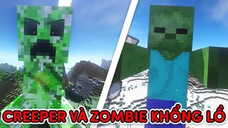 TRẬN CHIẾN ZOMBIE VÀ CREEPER KHỔNG LỒ!! (Giáo Sư Teakill)