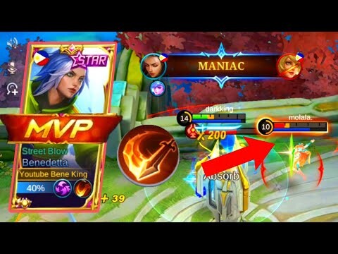 BENEDETTA VS 5 AI : EASY SAVAGE | BEST BENEDETTA GAMEPLAY 2022 | MLBB