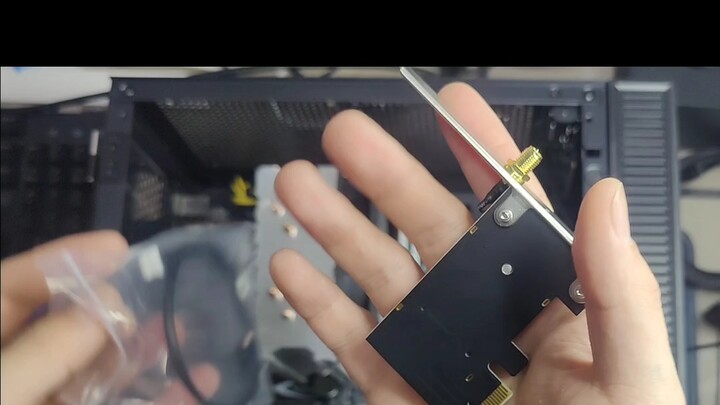 Installation of the Intel AX210 PCIe 1.0 wireless network card. Installing other types of network ca