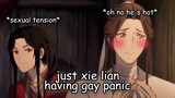 just xie lian having gay panic for 5 minutes… straight | tgcf dub