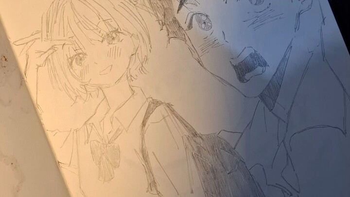 My 1st video here: Let's sketch practice with me!