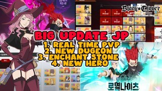 BIG Update Server JP Akhirnya Rilis PVP REAL TIME !! & Line Up Boss Uler Stagee 7  || Black Clover M