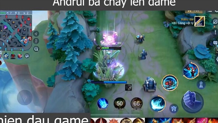 Andrui bá cháy lên dame p1 #chiendaugame