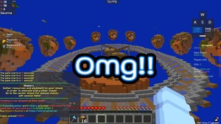 🔥 จะเกิดไรขึ้น? ถ้าเกมส์มายคราฟโค้งได้! ในมินิเกม( Skywars )