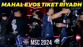 CONGRATS EVOSSSSSSS GILAK TIKET RIYADH CUY !!  GEEK VS EVOS GAME 5