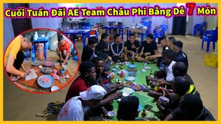 Chuyến Xe Số Đặc Biệt || Cuối Tuần Thể Hiện Món Sở Trường Dê 7 Món Đãi Team Châu Phi Thưởng Thức