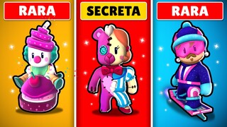 21 Skins mais SECRETAS do Stumble Guys!