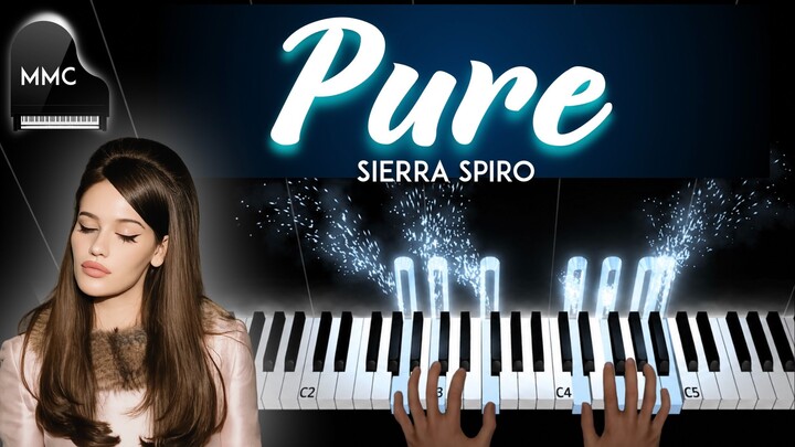 Pure by Sienna Spiro piano cover/tutorial + sheet music + lyrics