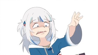 【Hololive Chinese】A little shark accidentally drank INA's milk【Doujin animation】【Gawr Gura】