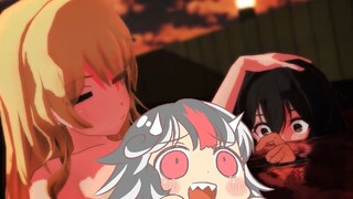 【东方MMD】浴池中的莲子与梅莉