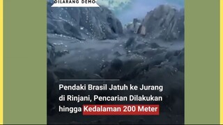 Pendaki asal Brasil, Julia (27), terjatuh di sekitar Cemara Nunggal, jalur menuju puncak Gunung Rinj