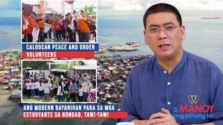 Ang Modern Bayanihan Para Sa Estudyante Sa Bongao, Tawi-Tawi | Caloocan Peace and order volunteers
