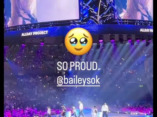 Gia đình Kinjaz rất yêu thương và đã đến ủng hộ Bailey