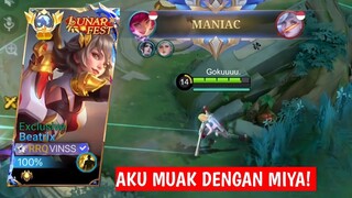 Solo Rank! Bosen Banget Gw Ketemu Miya Mulu!