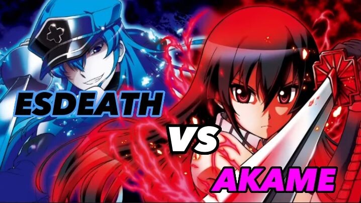 BEST FIGHT SCENE ESDEATH VS AKAME : AKAME GA KILL