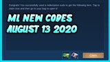 ML New Codes/August 13 2020