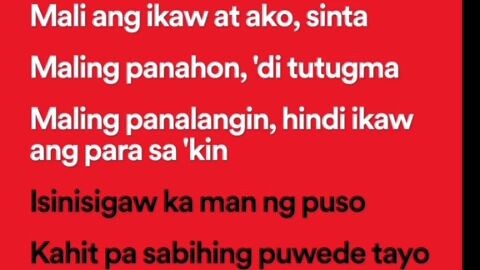 sa mga sawi sa pag-ibig dahil nagmahal sa maling panahon😭😭