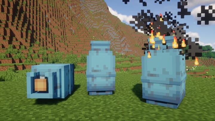Tôi đã thêm bình gas vào Minecraft