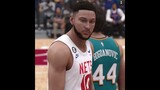 Ben Simmons Dunk Brooklyn Nets vs Detroit Pistons NBA 2k23 PS5 Gameplay 4k #nba #shorts