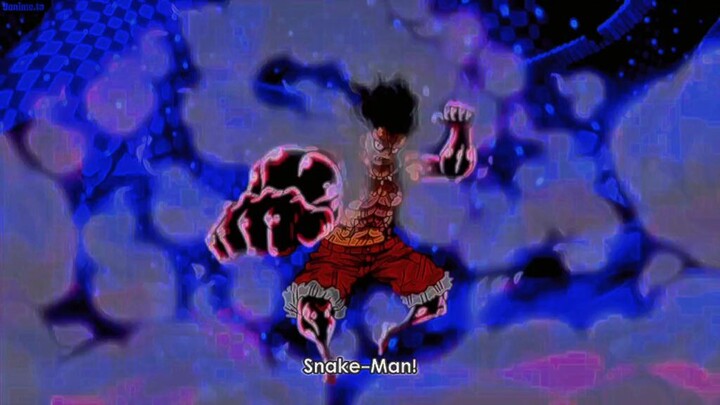Luffy's Gear4 snakeman 😎