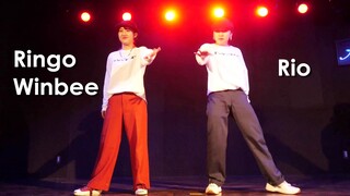 ข้างหน้าหล่อ! ป๊อปญี่ปุ่น + สาวบับเบิ้ลแบล็ค ริงโกะ + ริโอ คอมโบ การแสดงสด エンジェライズ! ฤดูกาล Getaway 2