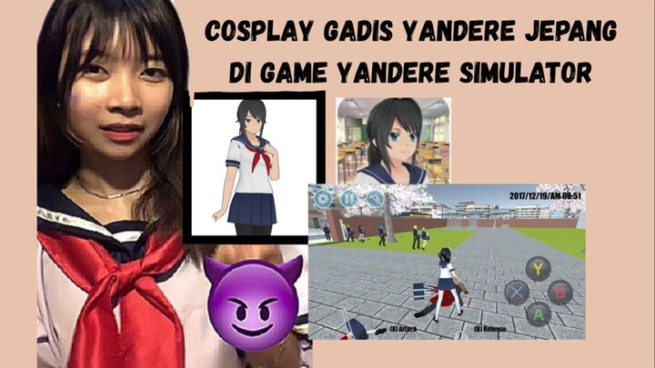 Cosplay Ayano Aishi dari Game Yandere Simulator