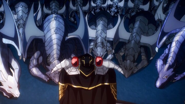 Ainz dominates the Dragon race | Overlord Season 4 Episode 7