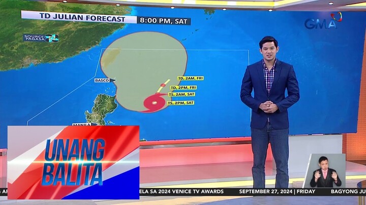 Weather update as of 6:07 AM (September 27, 2024) | Unang Hirit