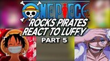 || Rocks Pirates react to Luffy || One Piece || Gacha