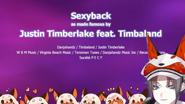 【歌切】Sexyback-Justin Timberlake feat. Timbaland【Mysta Rias/NIJISANJI EN】