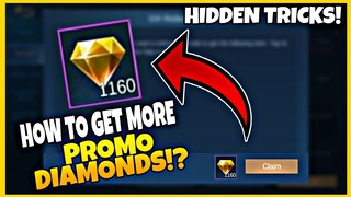 TRICKS TO GET MORE PROMO DIAMONDS! || MOBILE LEGENDS 2020