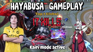 HAYABUSA KAIRI GAMEPLAY | DI TROLL ROAM TIM | MLBB