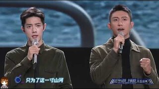 肖战：网络视听盛典《王牌部队》合唱🎤Xiao Zhan: Chorus of "Ace Troops " at the Online Audio-Visual Ceremony 🎤