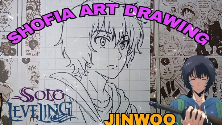 drawing jinwoo solo leveling